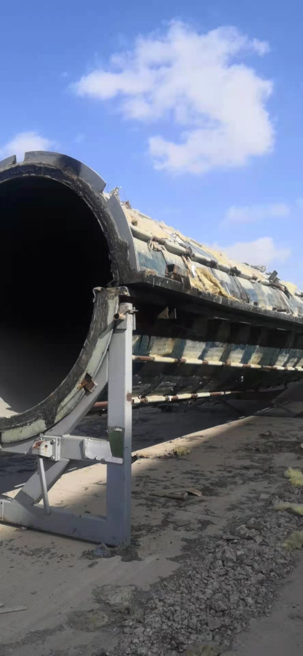 退役葉片模具施工現(xiàn)場